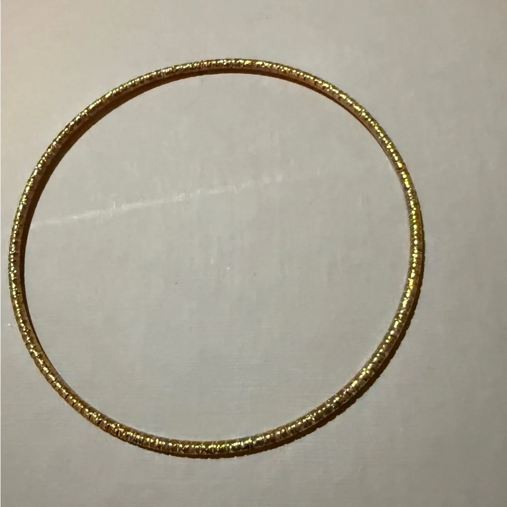 Chic Gold-Toned Bangle Bracelet Infant 🌟